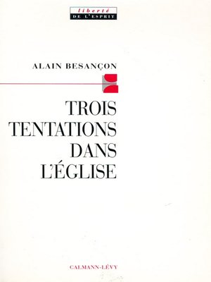 cover image of Trois tentations dans l'Eglise